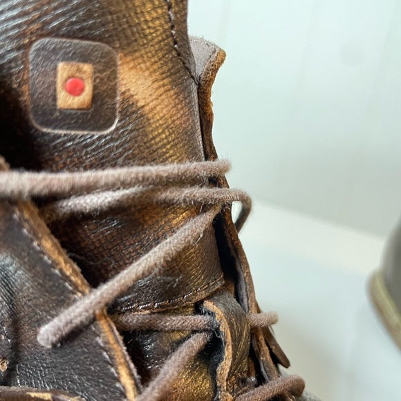 Tsubo Mens Brown Leather Boots Size 10 - Picture 2 of 12